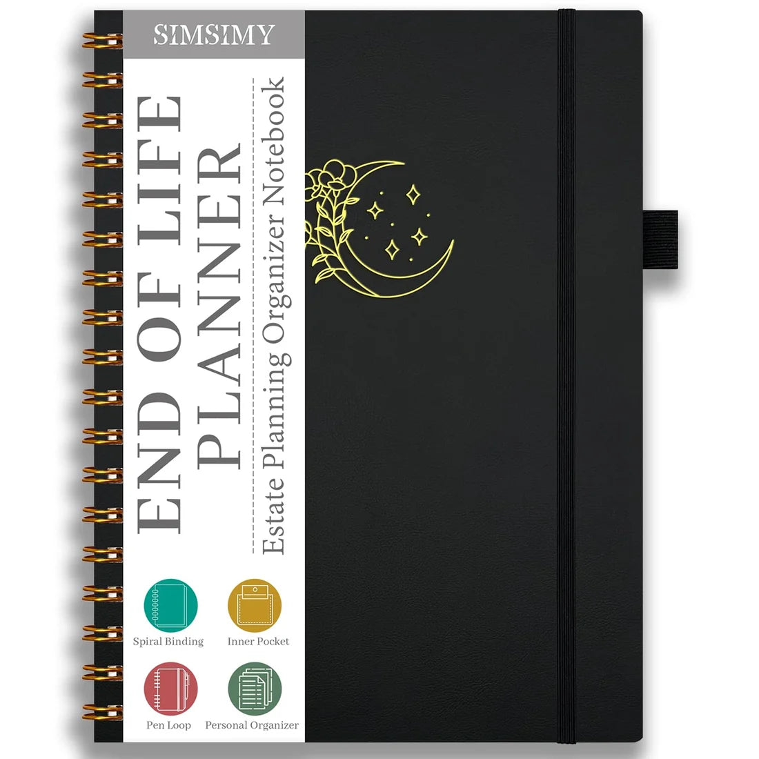 Verdo  End of Life Planner – Estate Planning & Important Information Organizer | Final Wishes & Legacy Workbook