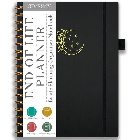 Verdo  End of Life Planner – Estate Planning & Important Information Organizer | Final Wishes & Legacy Workbook