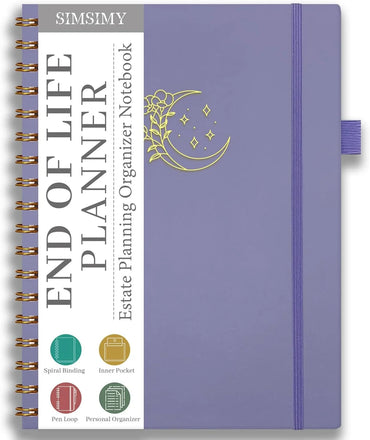 Verdo  End of Life Planner – Estate Planning & Important Information Organizer | Final Wishes & Legacy Workbook