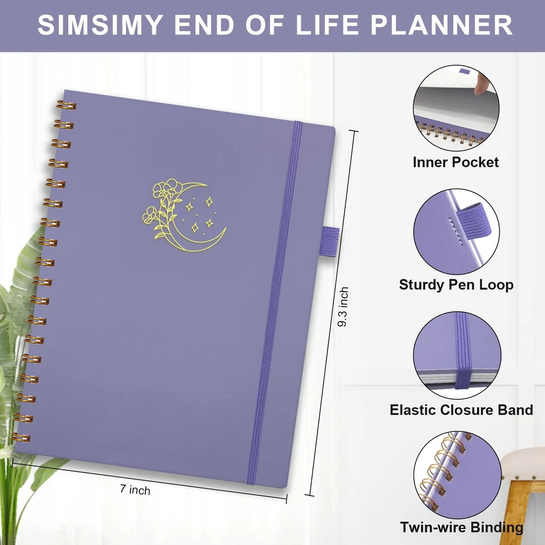 Verdo  End of Life Planner – Estate Planning & Important Information Organizer | Final Wishes & Legacy Workbook