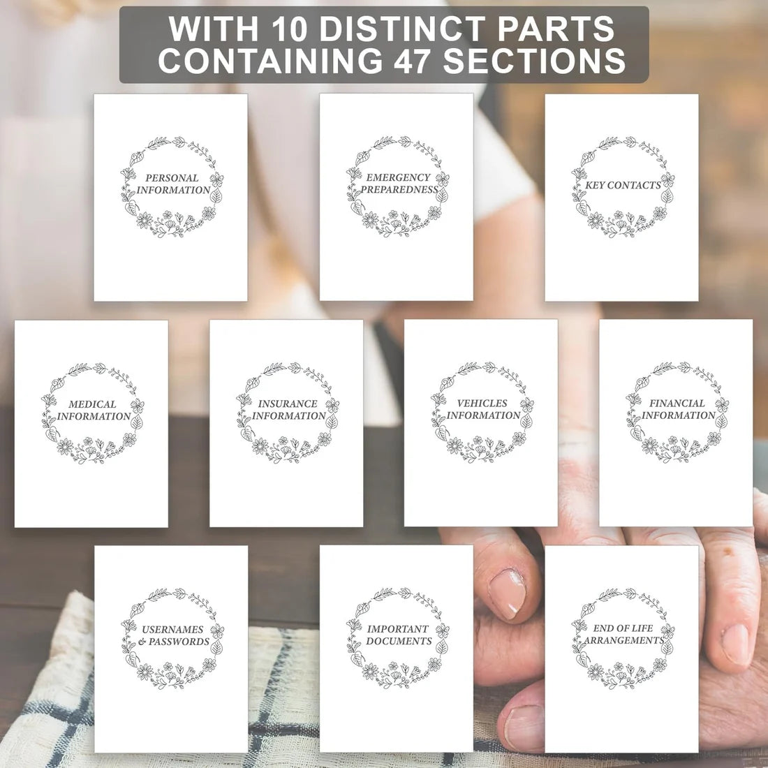 Verdo  End of Life Planner – Estate Planning & Important Information Organizer | Final Wishes & Legacy Workbook